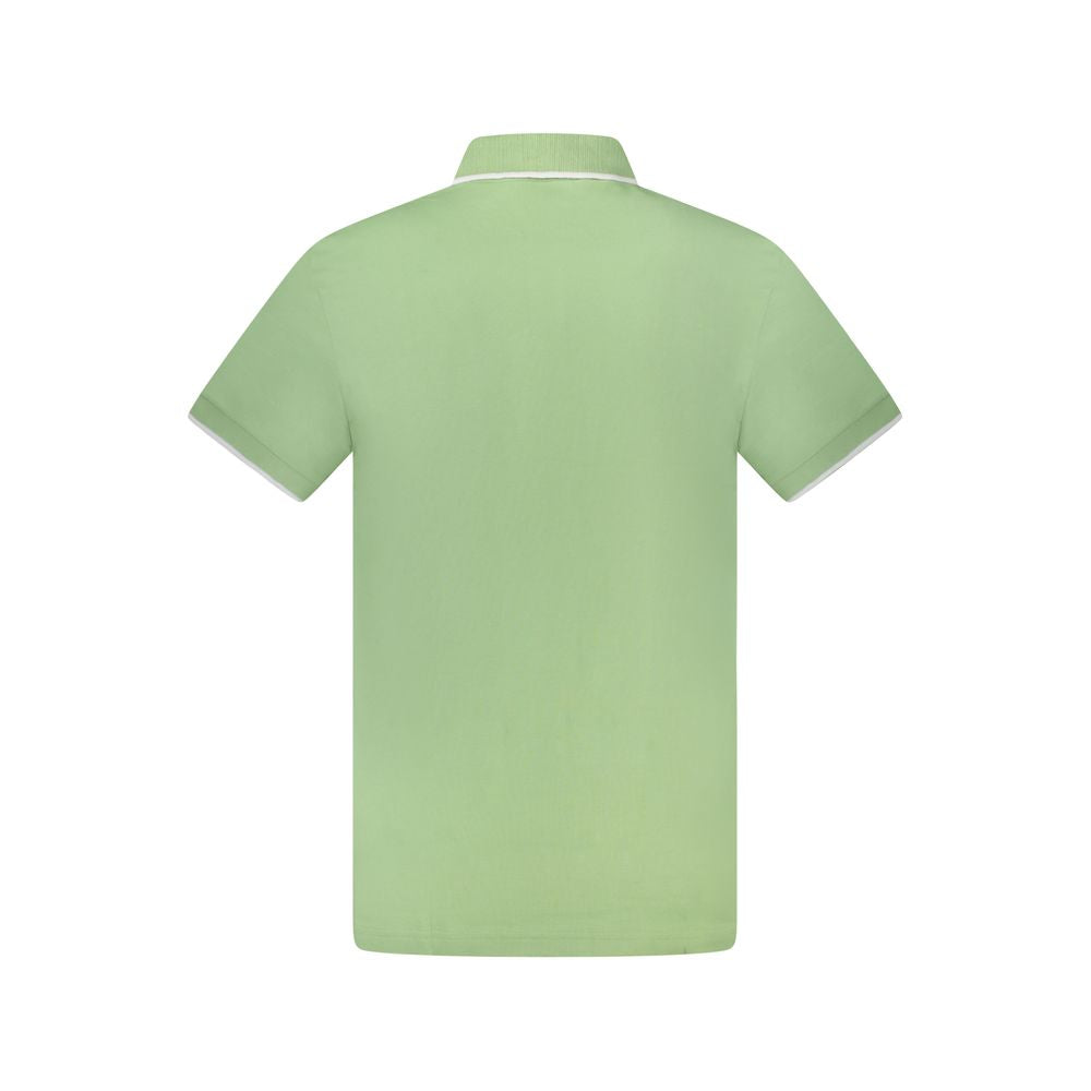 Hugo Boss Green Cotton Men's Polo