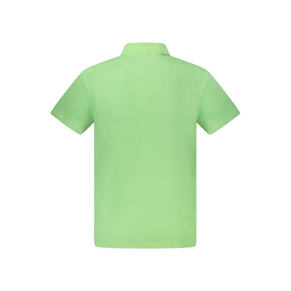 Hugo Boss Green Cotton Men's Polo