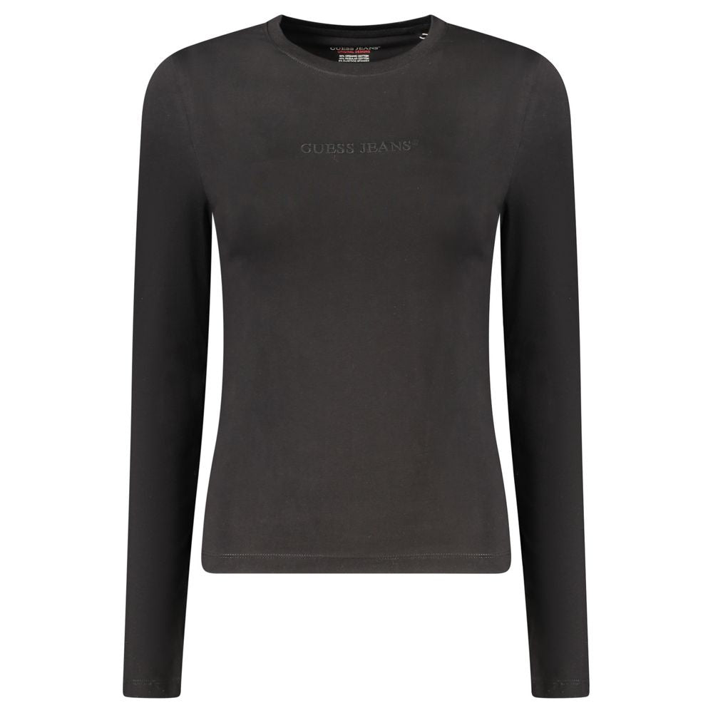 Guess Jeans Black Cotton Women's T-Shirt