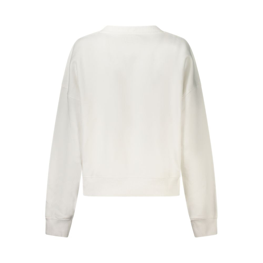 Guess Jeans Bianco Cotton Women Sweatshirt