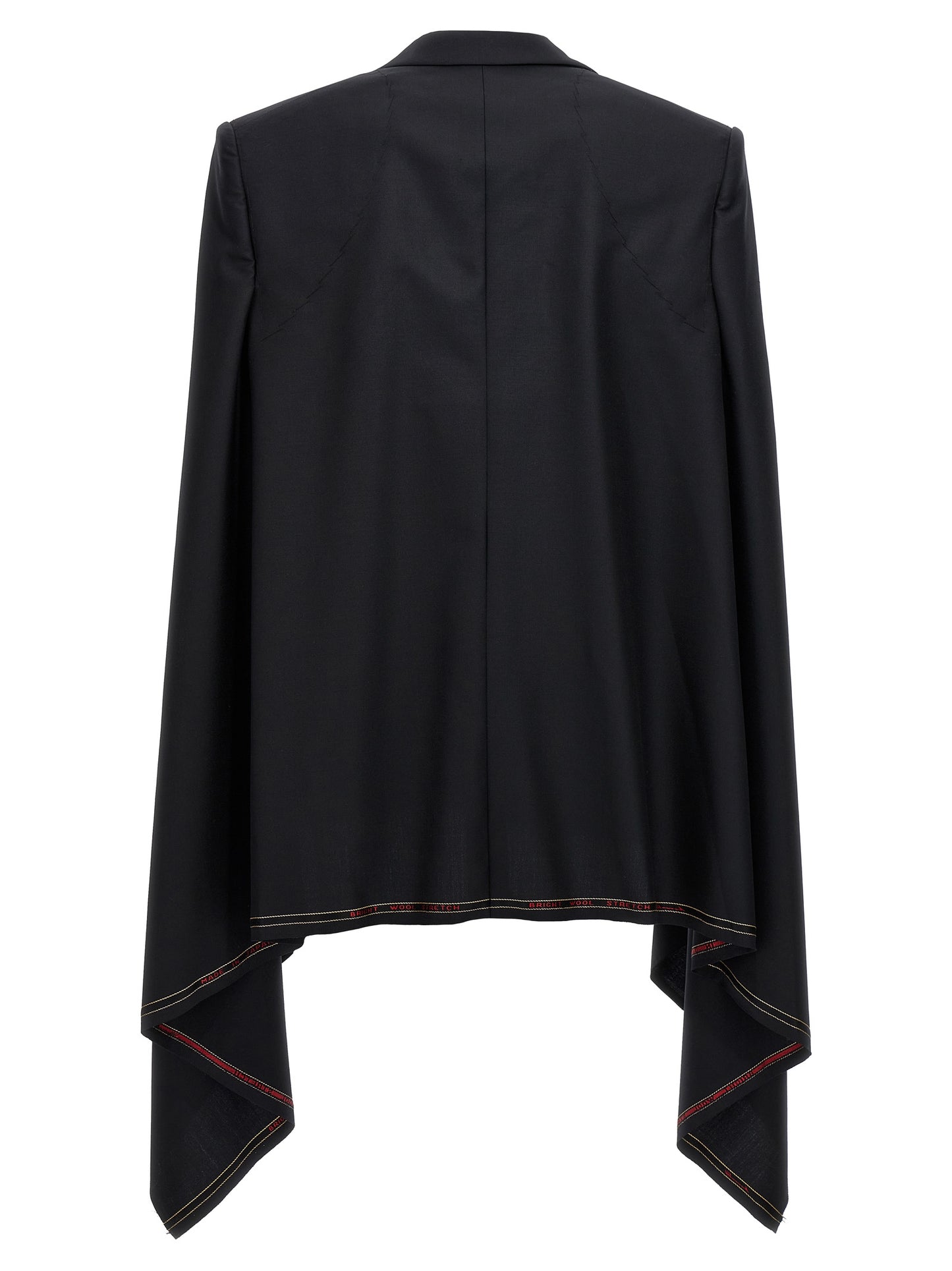 Junya Watanabe Black Wool Coat