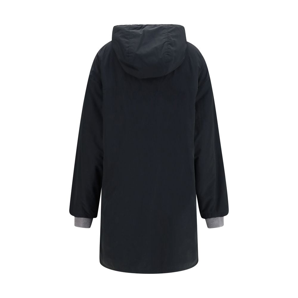 Miu Miu Black Cotton Coat