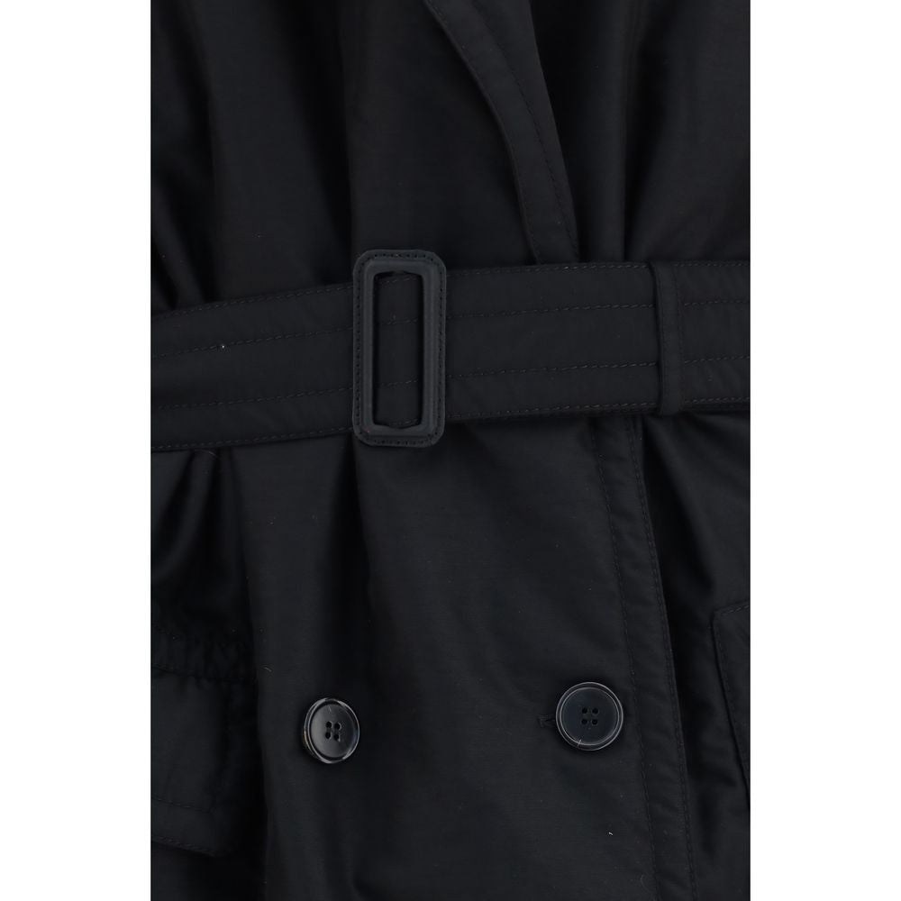 Maison Margiela Black Wool Oves Aries Coat