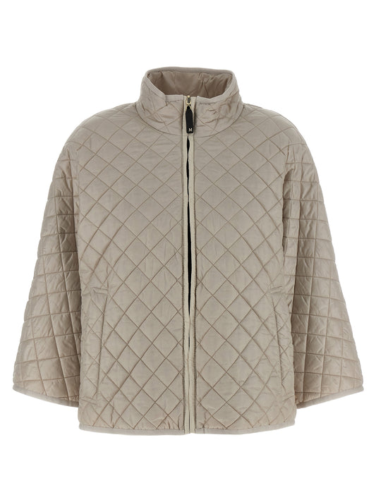 Max Mara Gray Polyester Coat