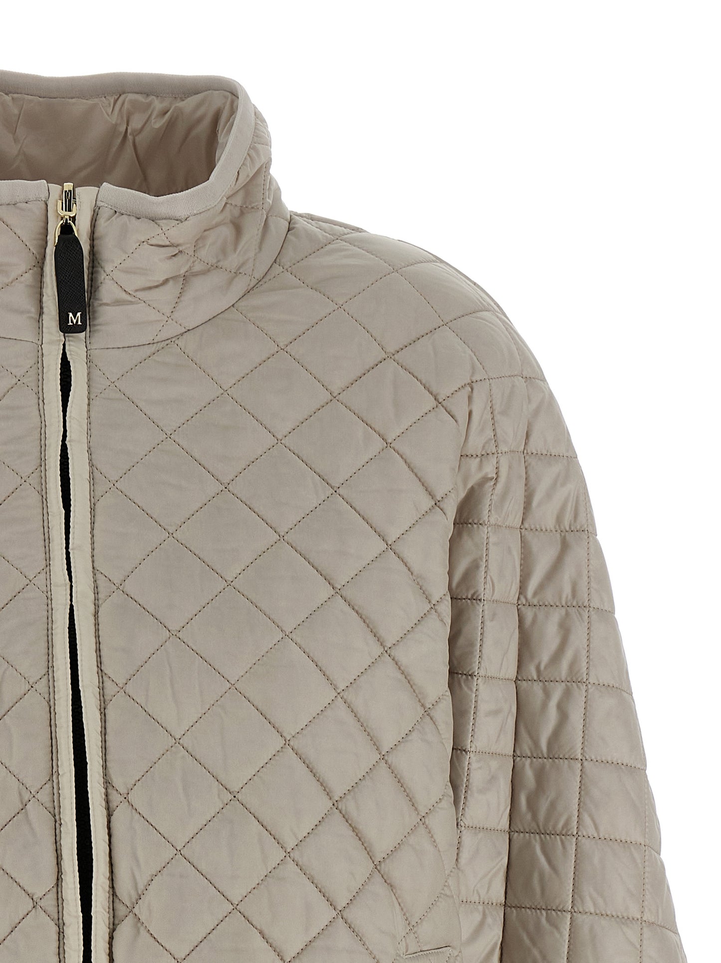 Max Mara Gray Polyester Coat