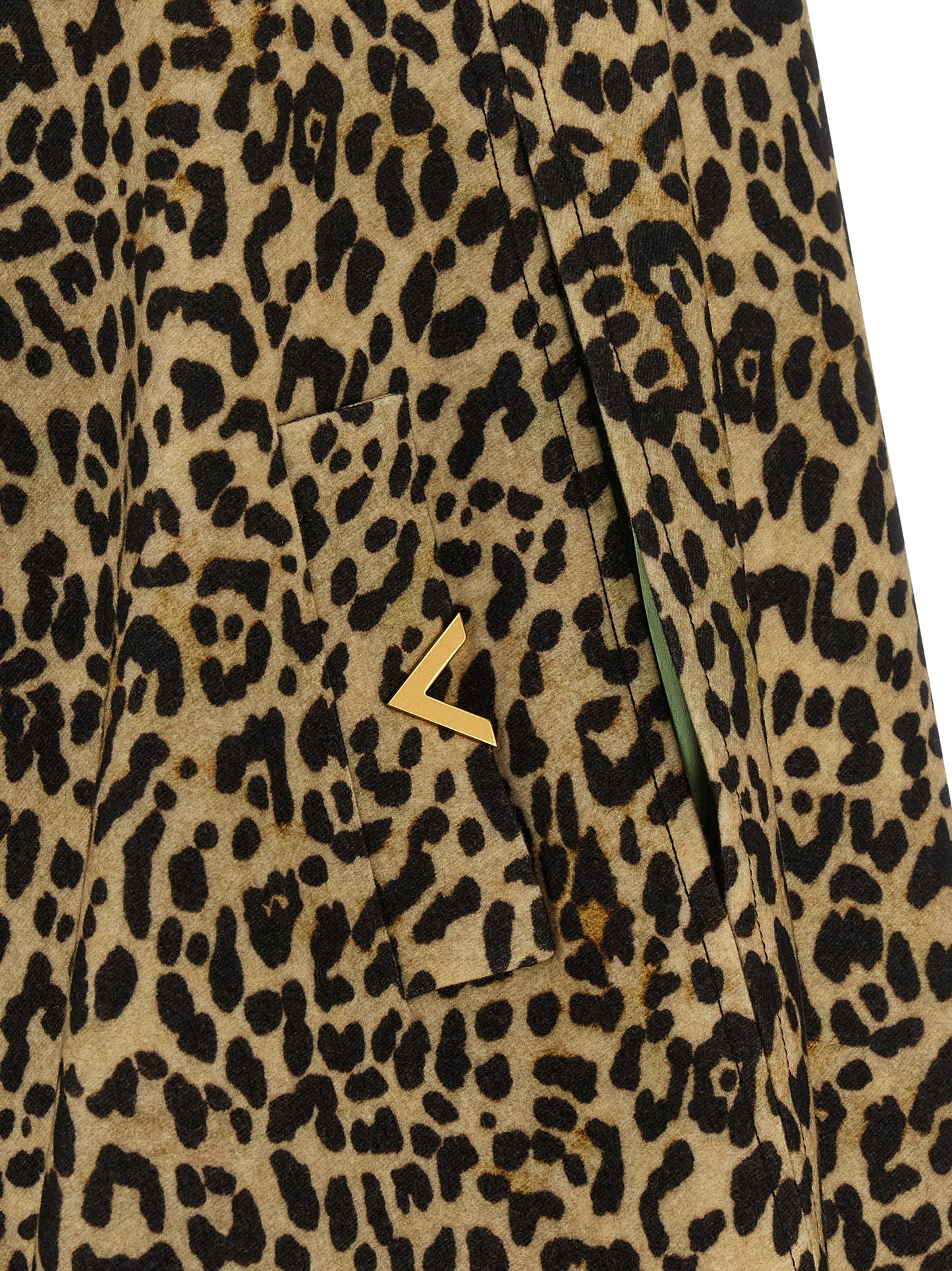 Valentino Garavani Brown Wool Coat