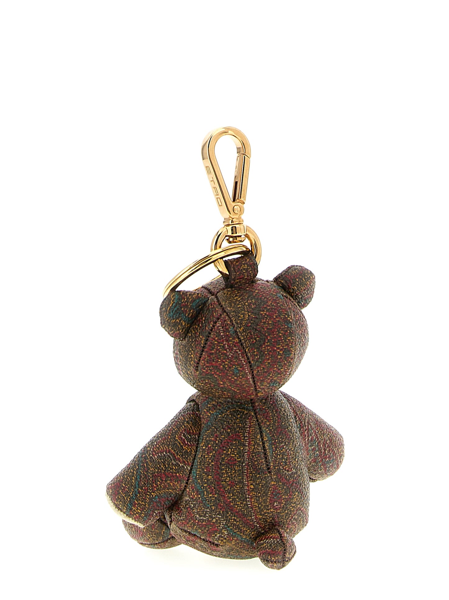 Etro Brown Cotton Keychain