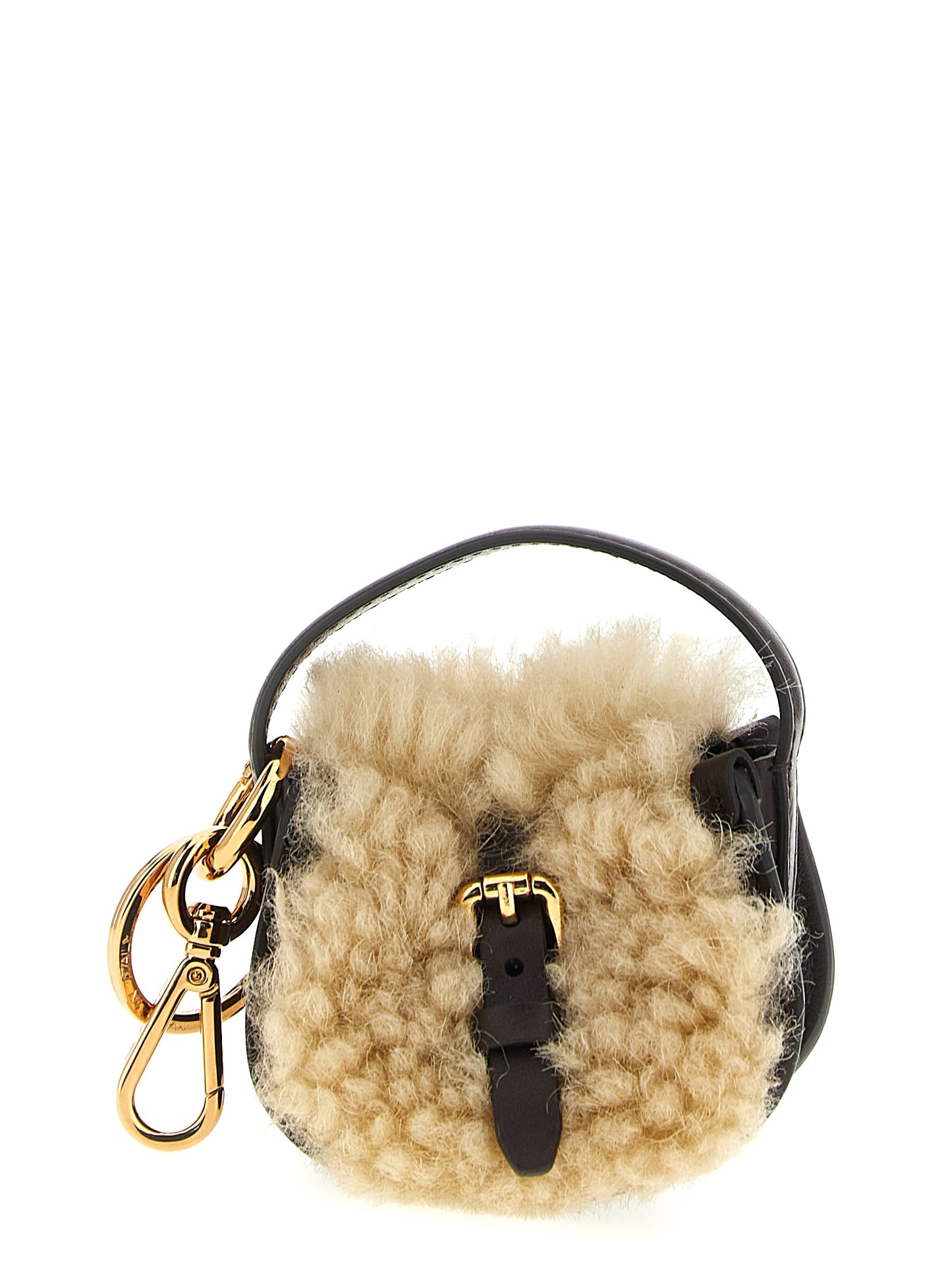 Etro Multicolor Calfskin Keychain