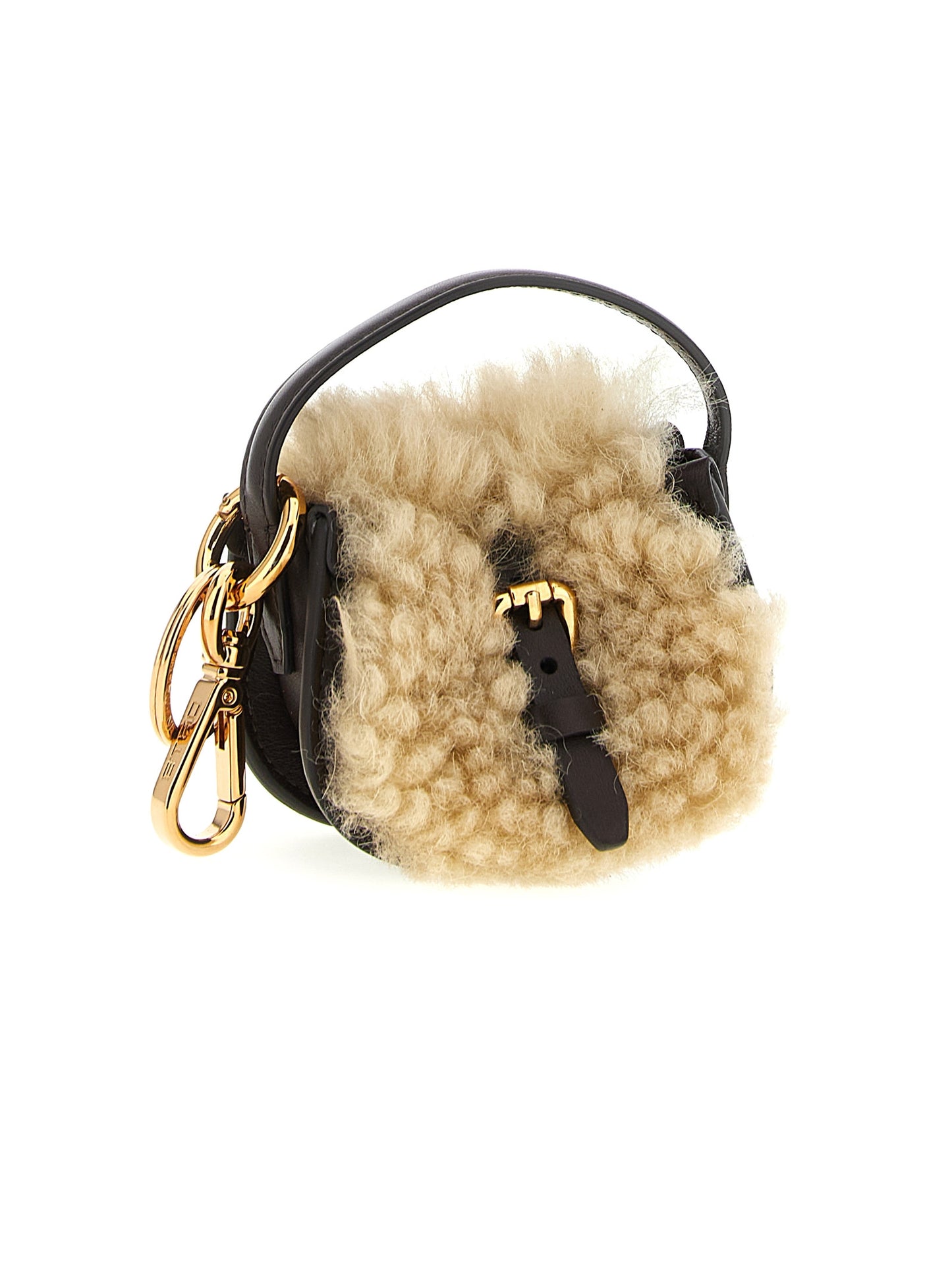 Etro Multicolor Calfskin Keychain
