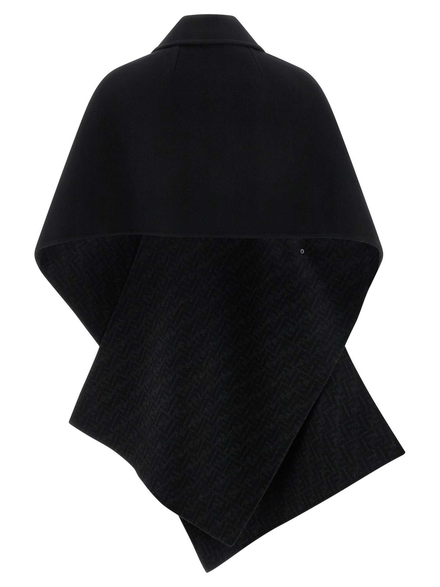 Fendi Black Virgin Wool Coat