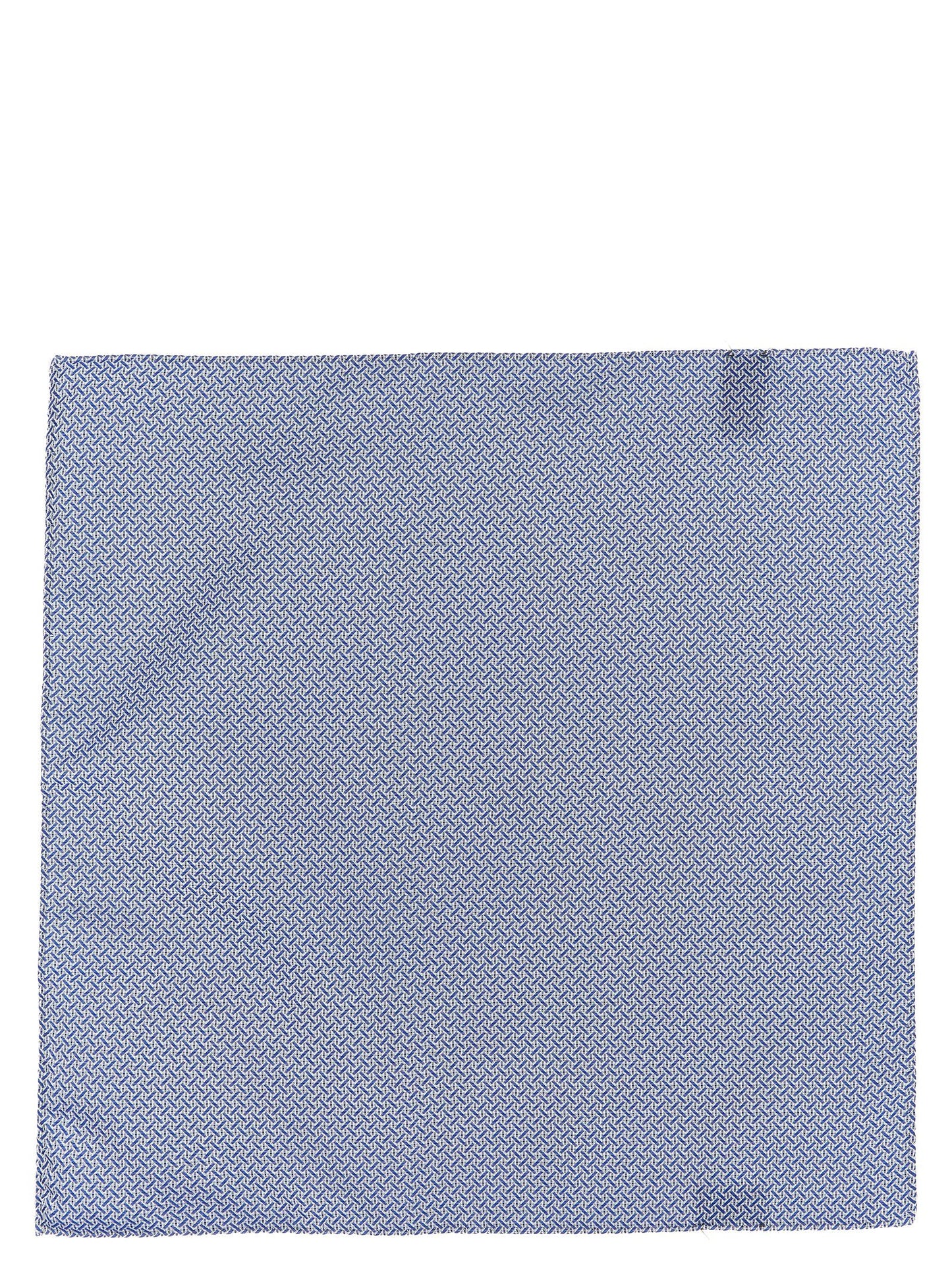 Pal Zileri Blue Polyester Pocket Square