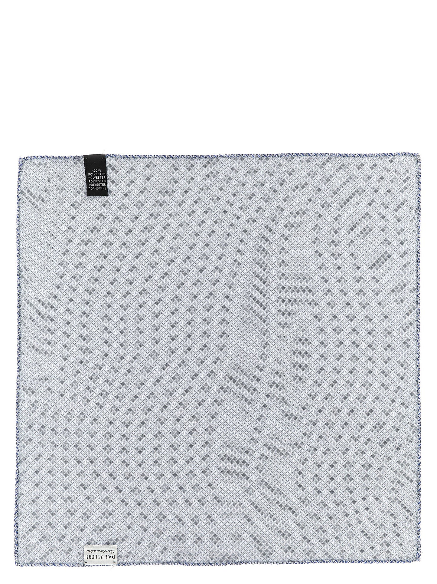 Pal Zileri Blue Polyester Pocket Square
