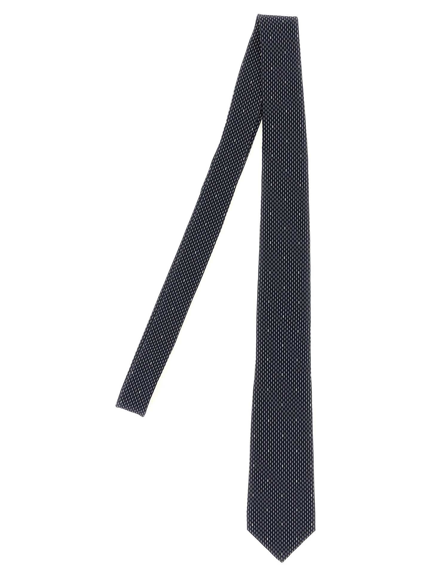 Saint Laurent Blue Silk Tie