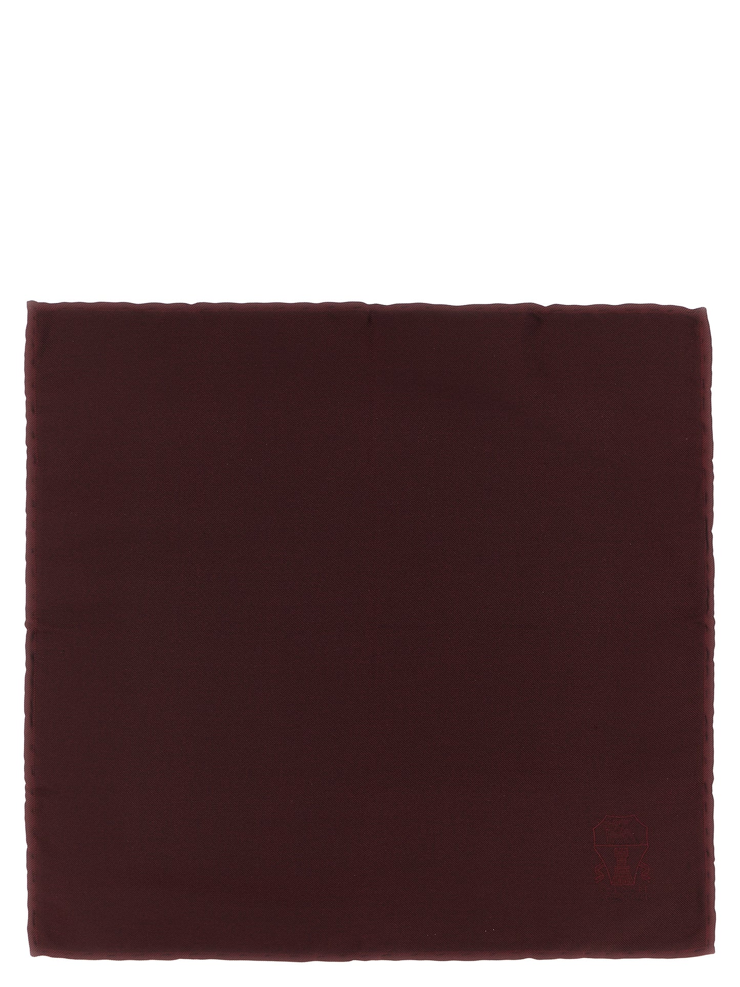 Brunello Cucinelli Bordeaux Silk Other Accessories