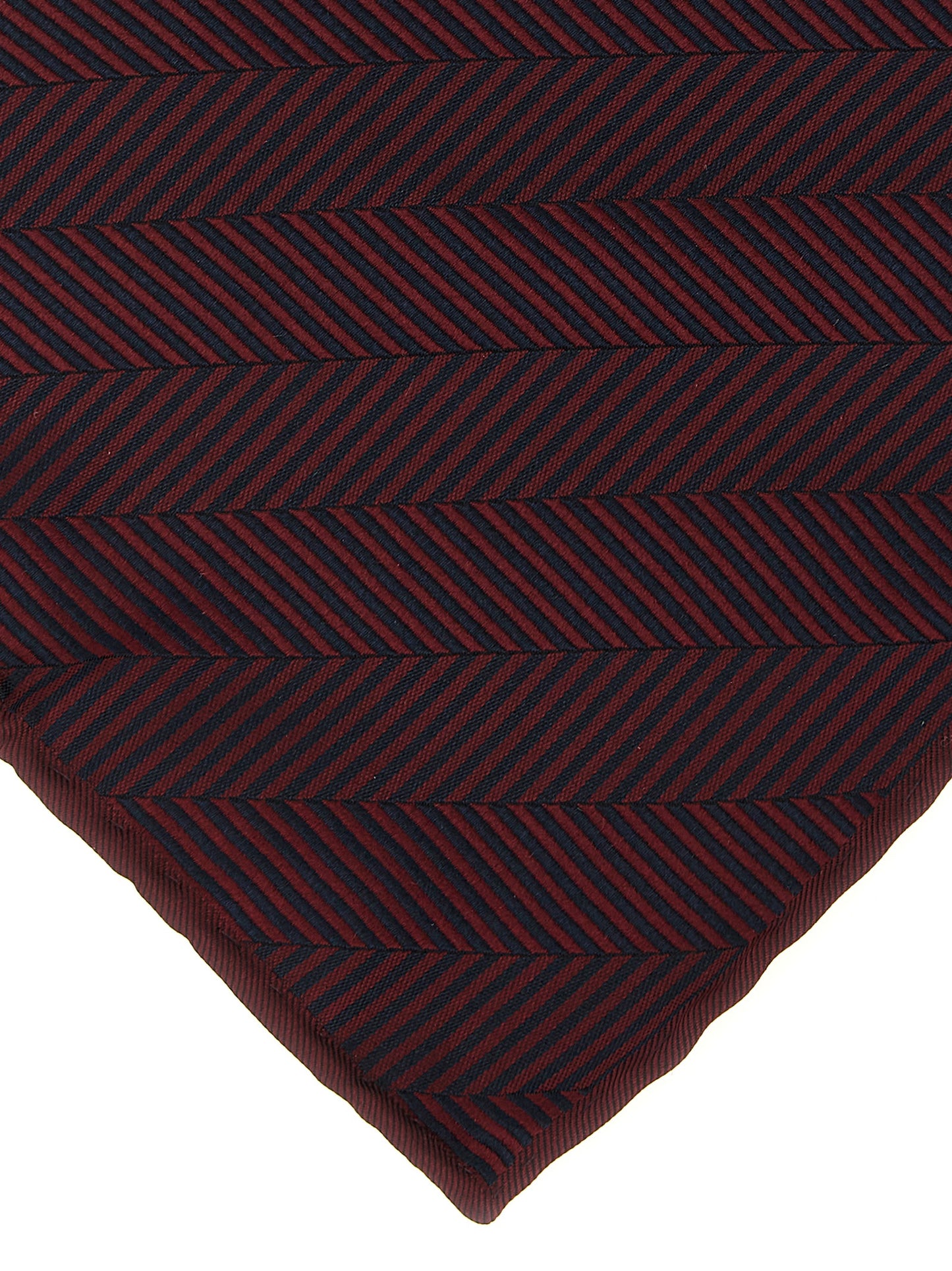 Brunello Cucinelli Bordeaux Silk Pocket Square