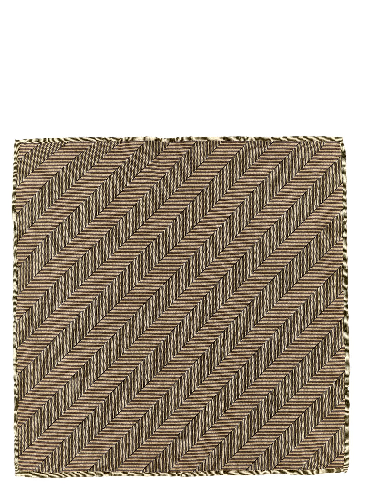 Brunello Cucinelli Beige Silk Pocket Square