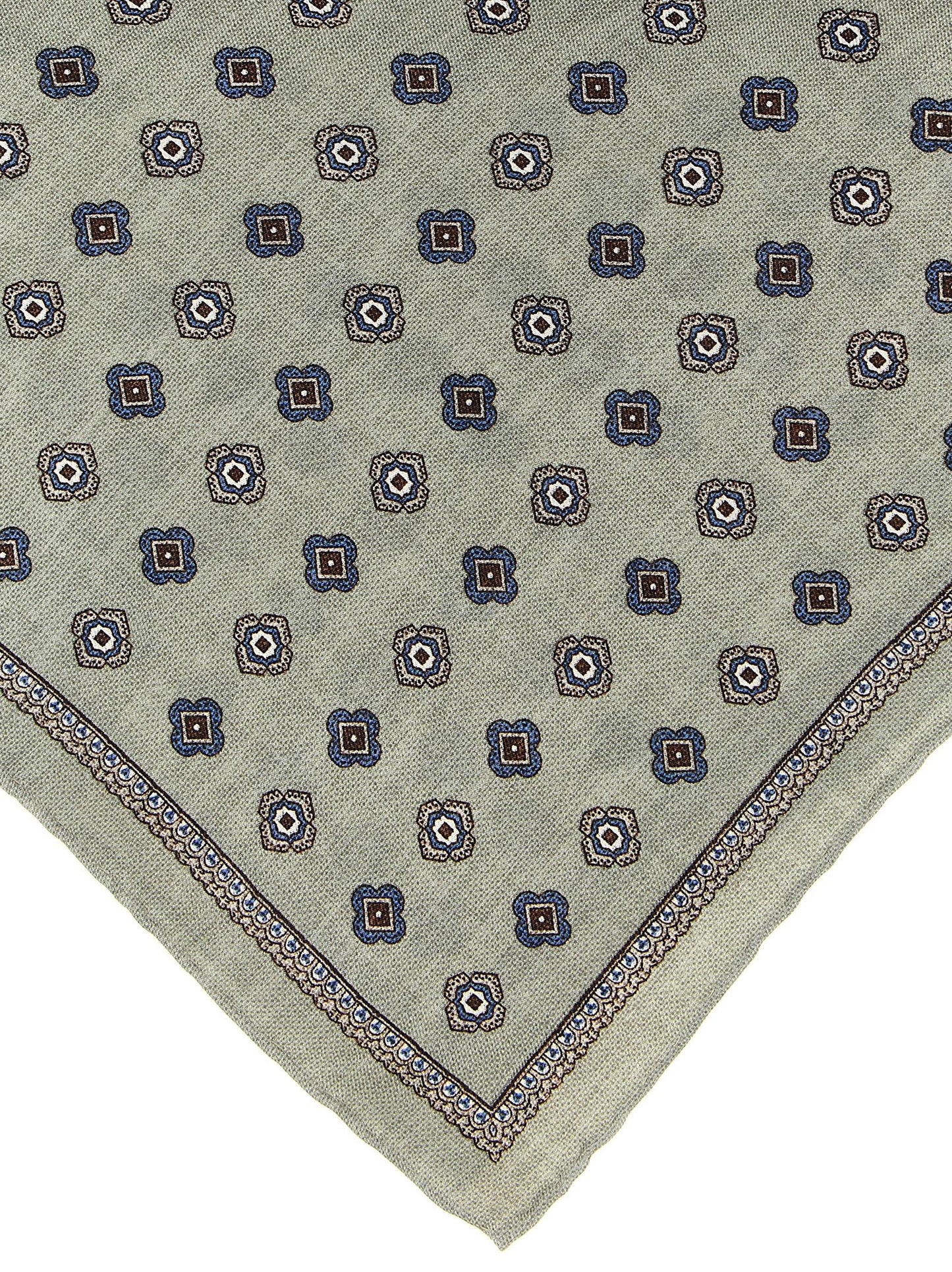 Brunello Cucinelli Multicolor Silk Pocket Square