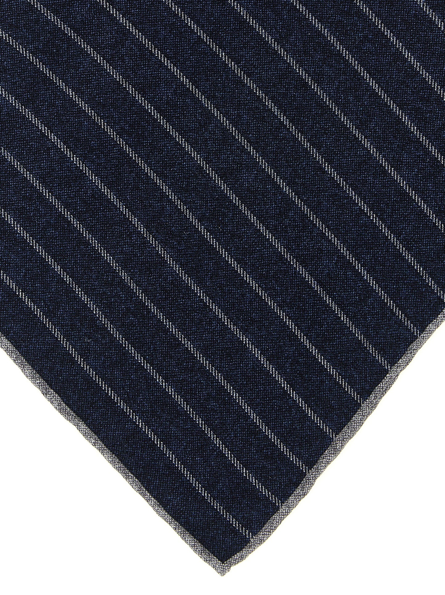 Brunello Cucinelli Blue Silk Pocket Square