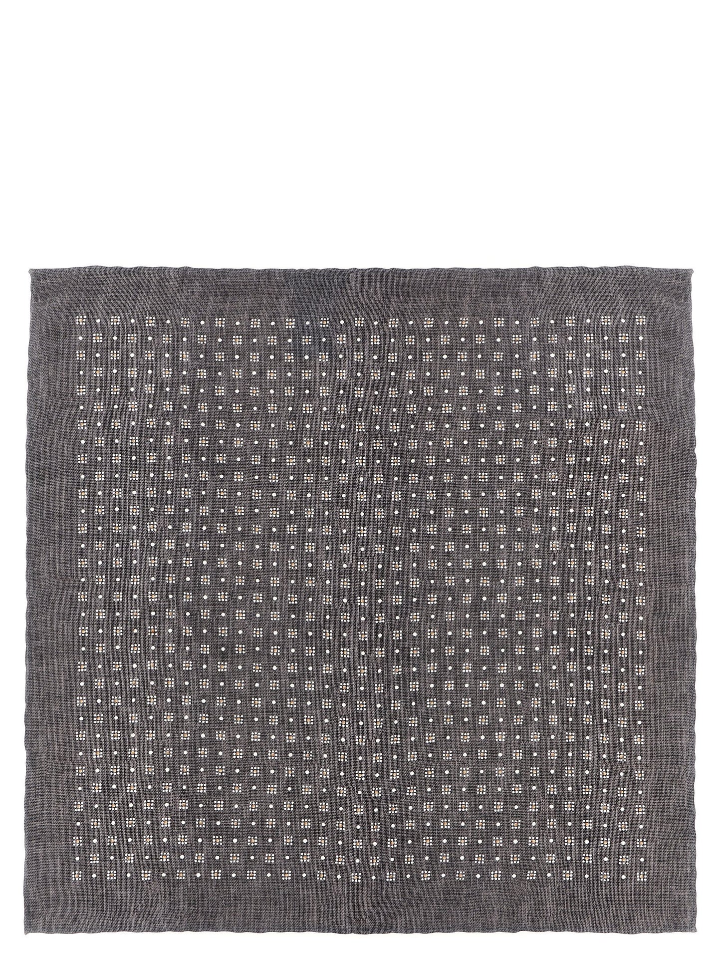 Brunello Cucinelli Gray Silk Accessories