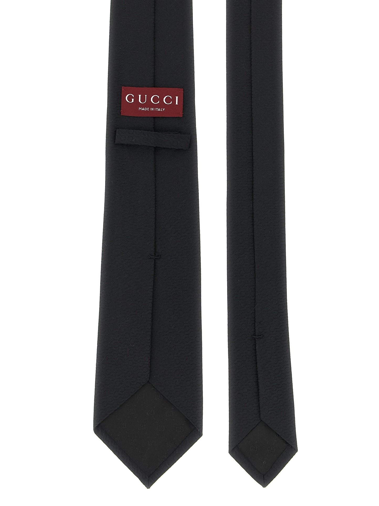 Gucci Black Silk Tie
