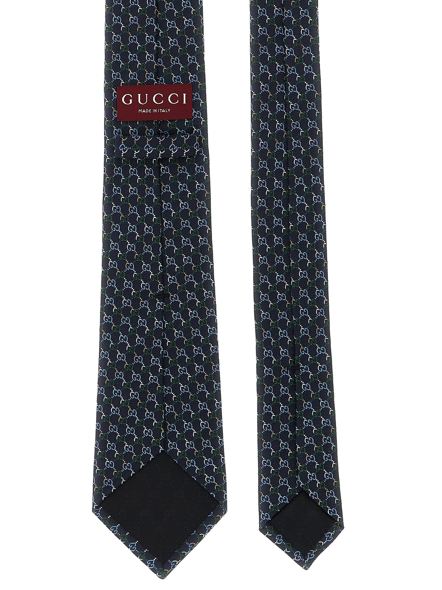 Gucci Blue Silk Tie