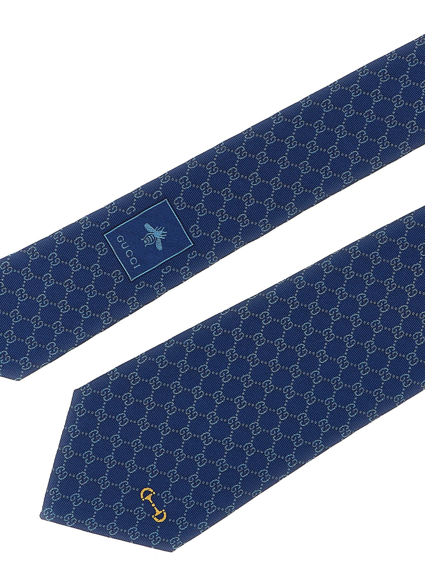 Gucci Blue Silk Tie