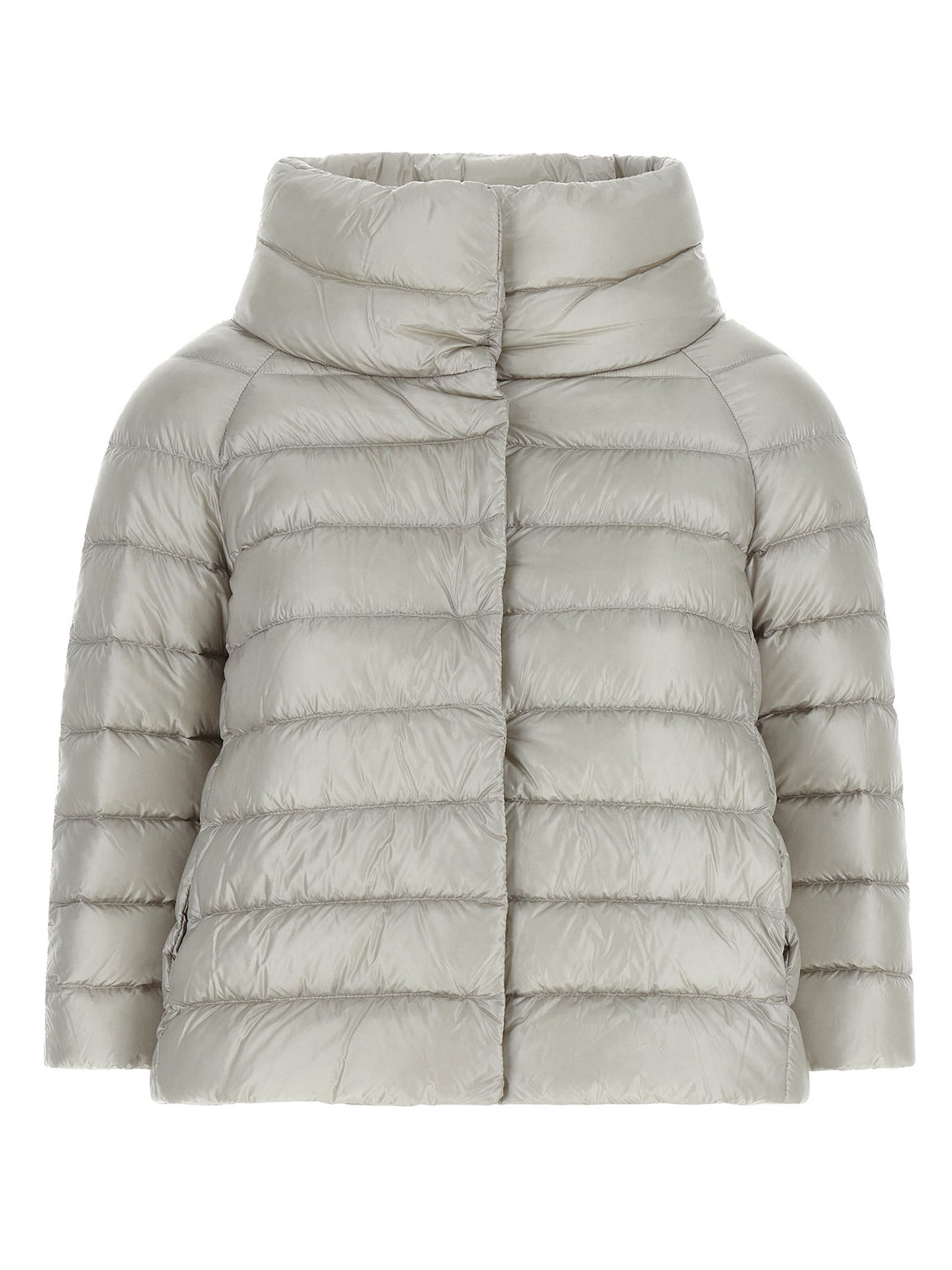 Herno Gray Polyamide Coat