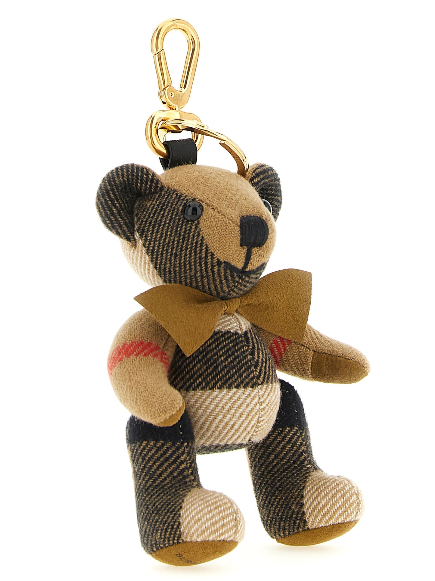 Burberry Beige Cashmere Keychain