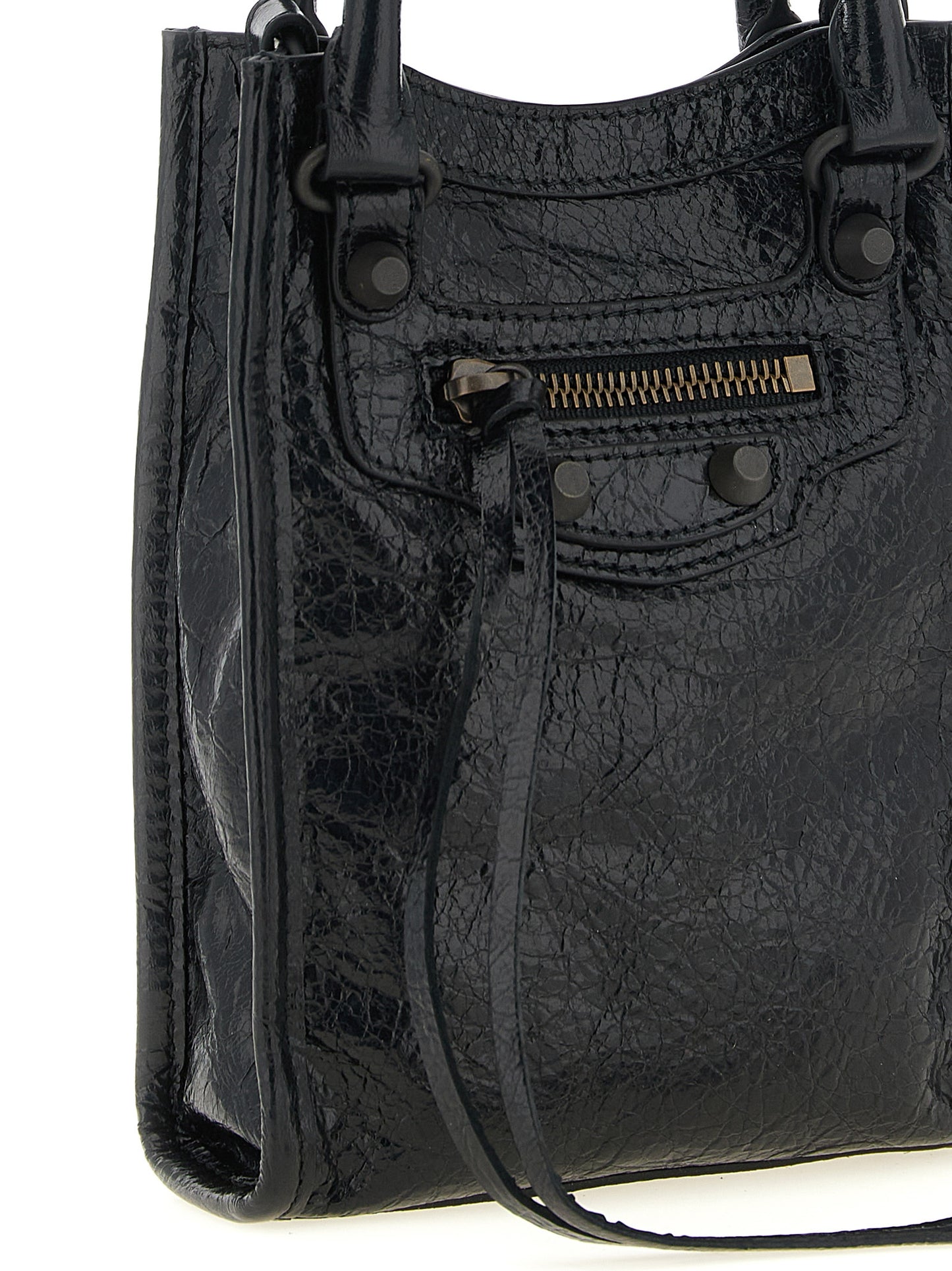 Balenciaga Black Lamb Leather Accessories