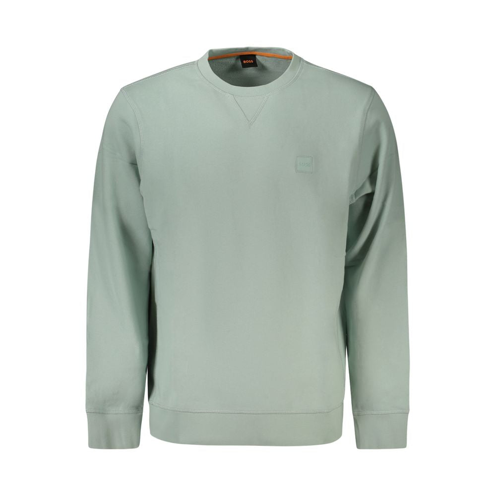 Hugo Boss Verde Cotton Men's Sweatshirt