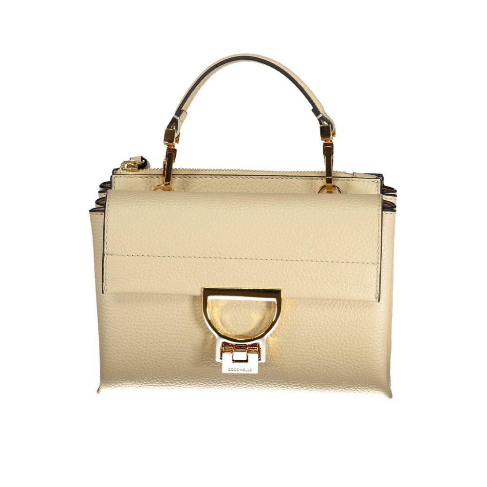 Coccinelle Beige Leather Women's Bag