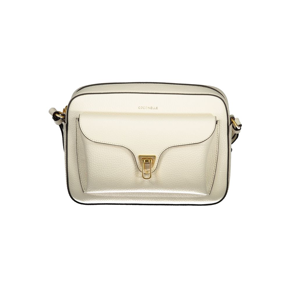 Coccinelle Bianco Leather Women's Bag