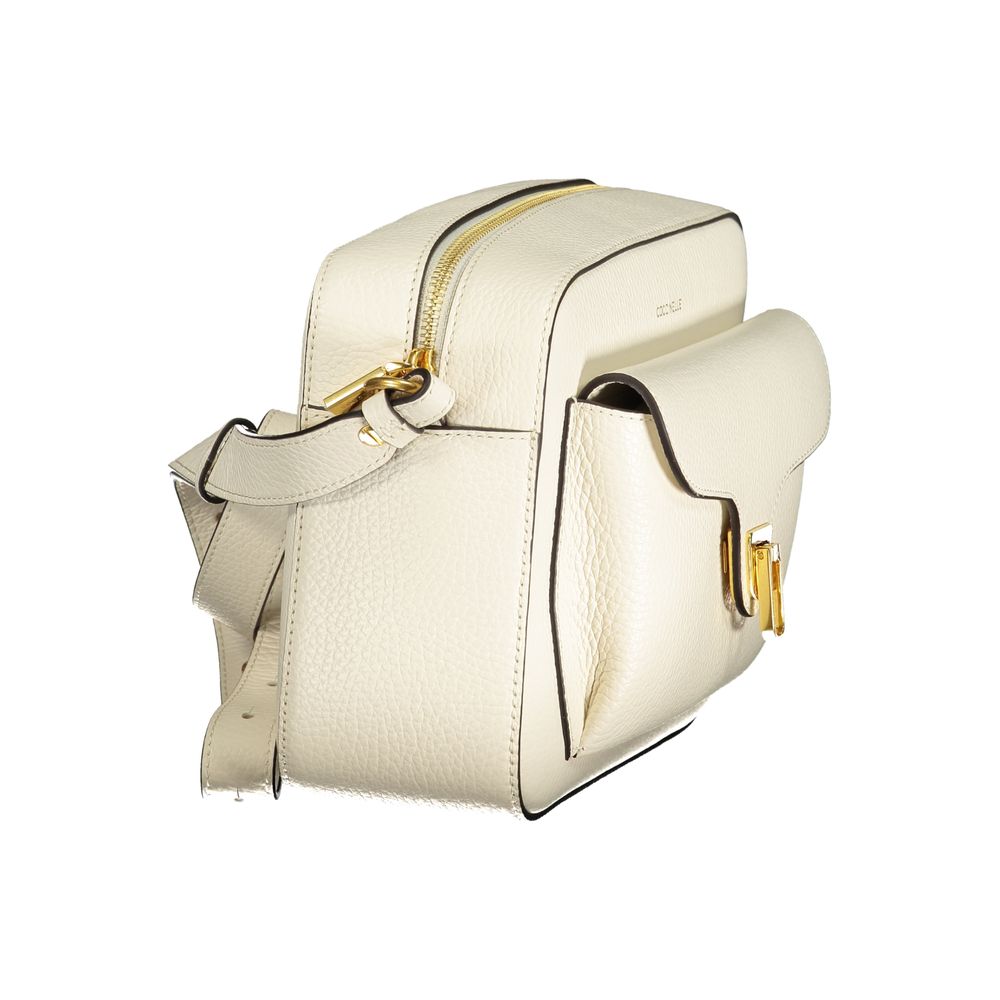 Coccinelle Bianco Leather Women's Bag