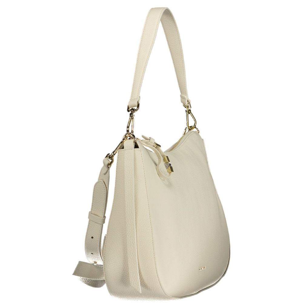 Coccinelle White Leather Handbag