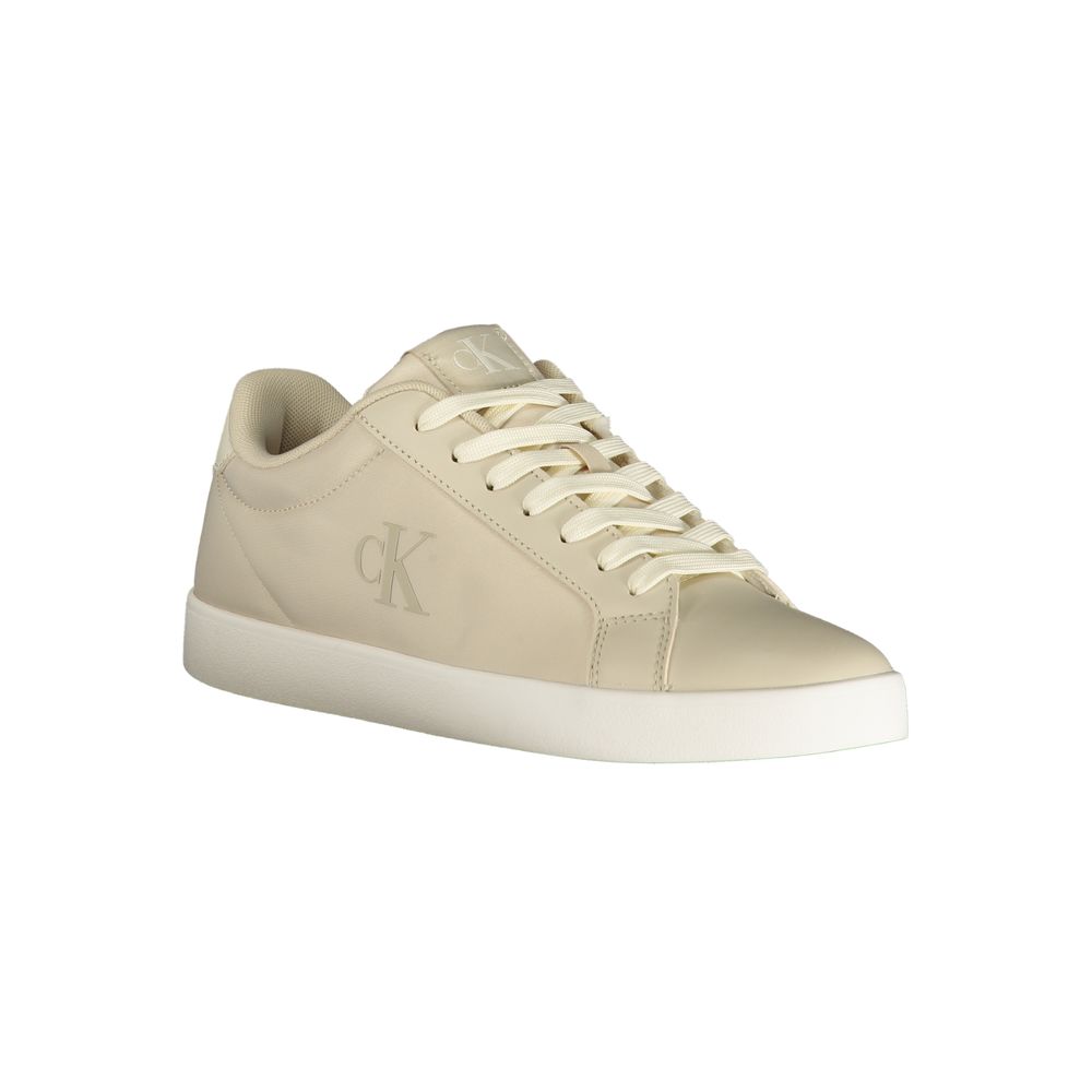 Calvin Klein Beige Polyurethane Womens Sneaker