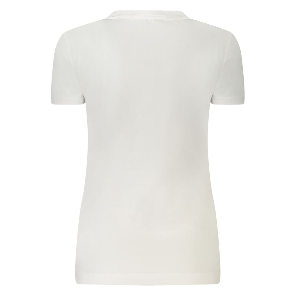 Guess Jeans White Cotton T-Shirt