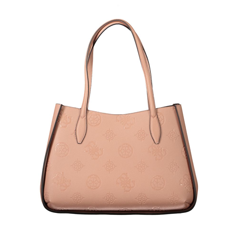 Guess Jeans Pink Polyethylene Handbag