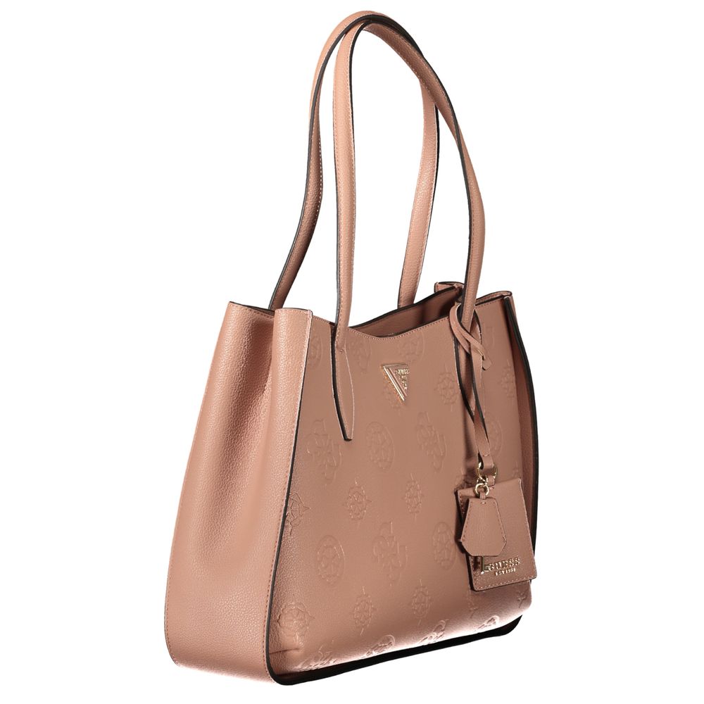 Guess Jeans Pink Polyethylene Handbag