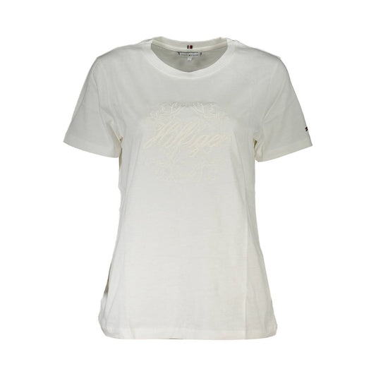 Tommy Hilfiger White Cotton T-Shirt