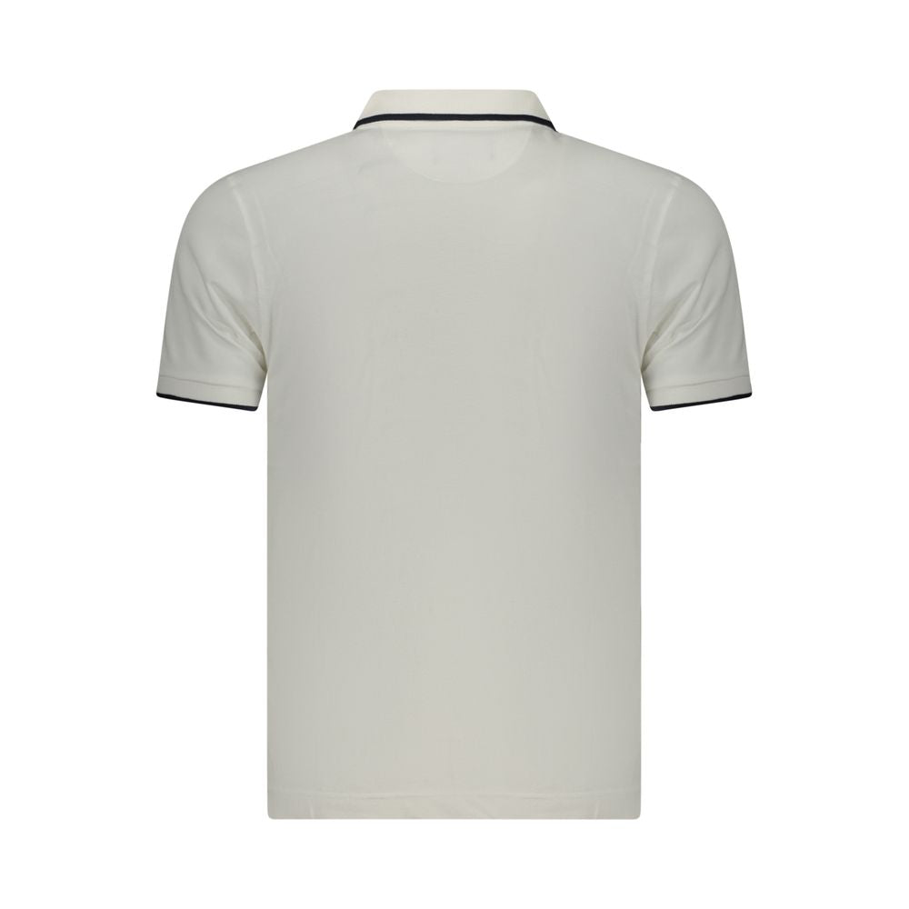 La Martina White Cotton Polo Shirt