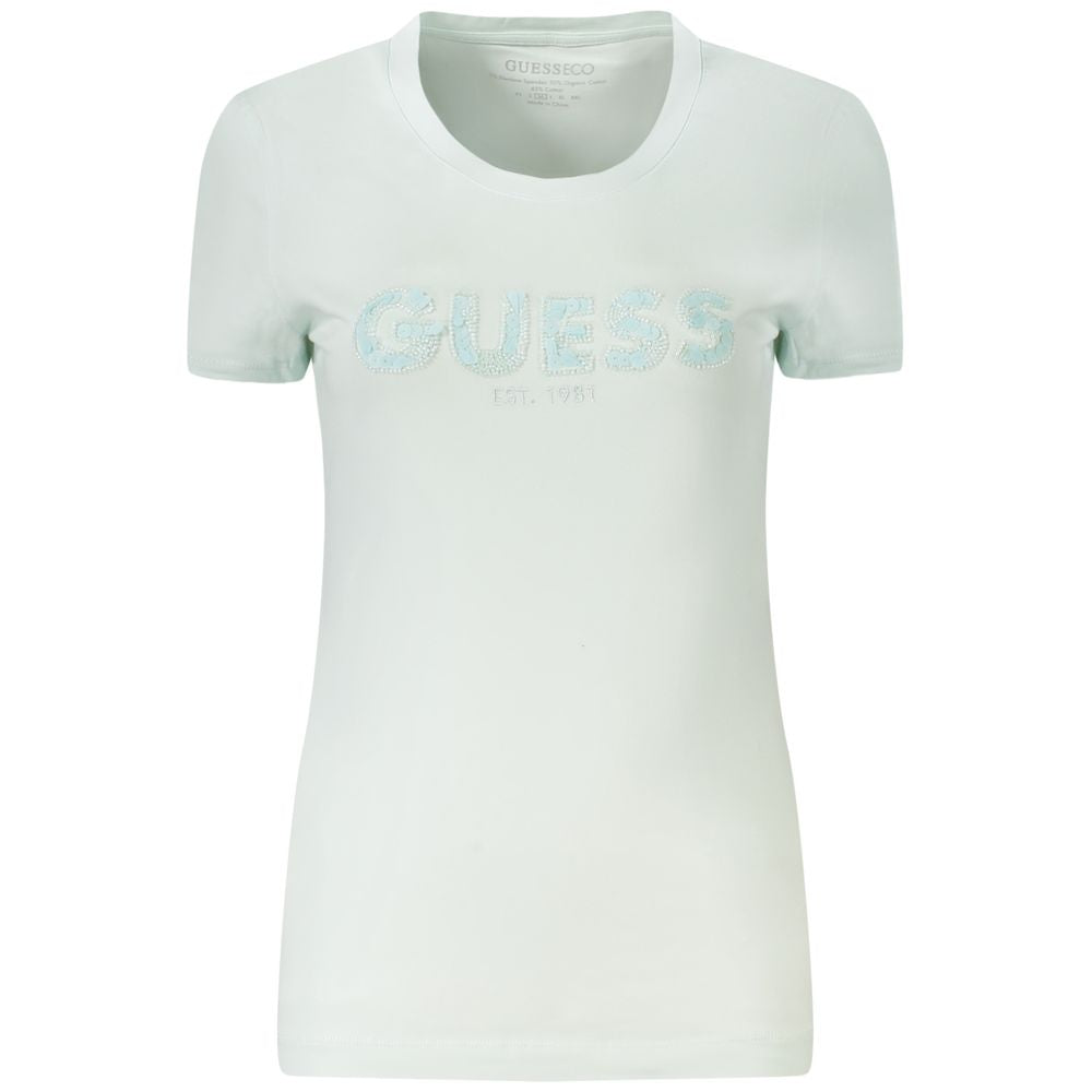 Guess Jeans Blue Cotton T-Shirt