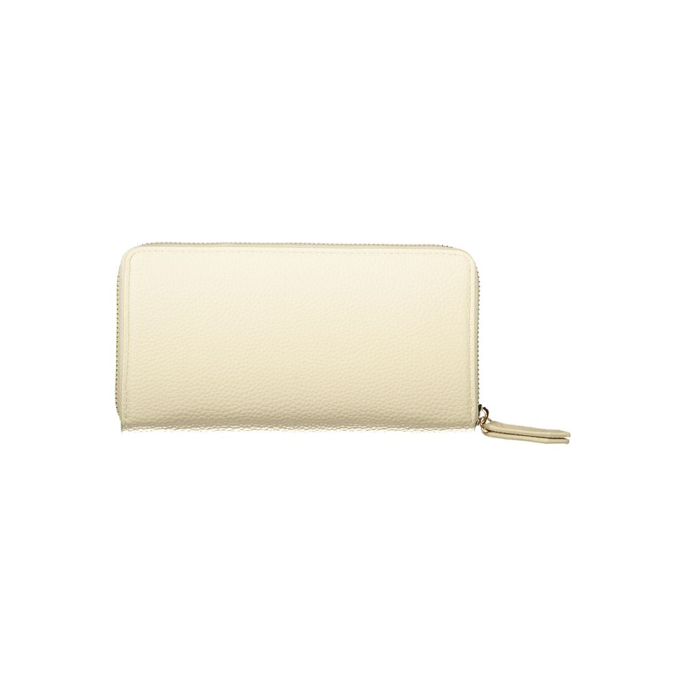 Mario Valentino Beige Polyethylene Wallet