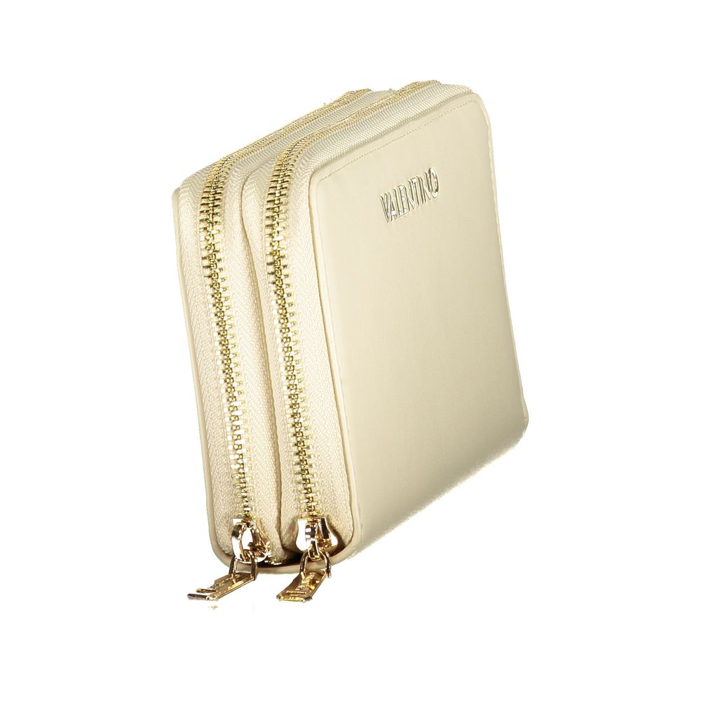Mario Valentino Beige Polyethylene Wallet