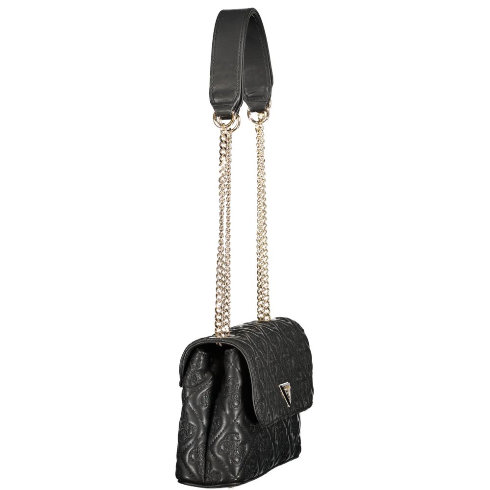 Guess Jeans Black Polyethylene Handbag