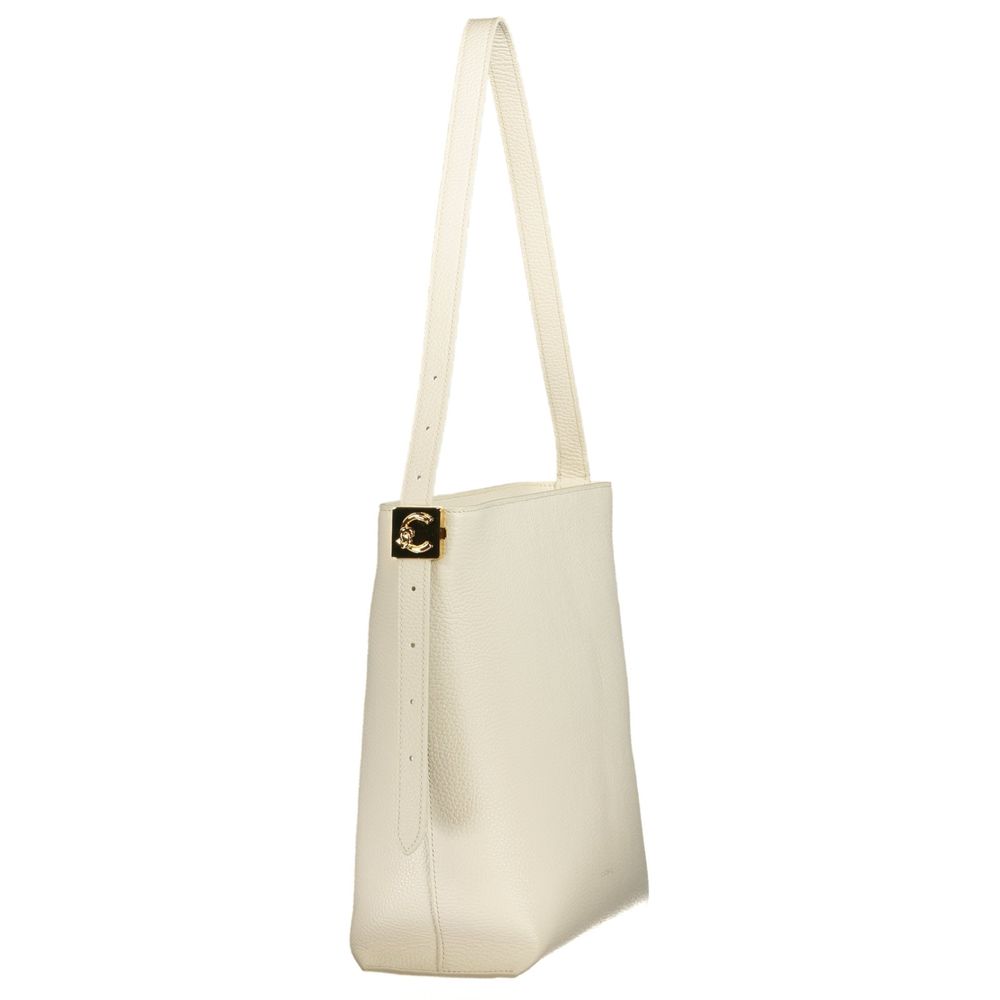 Coccinelle White Leather Handbag