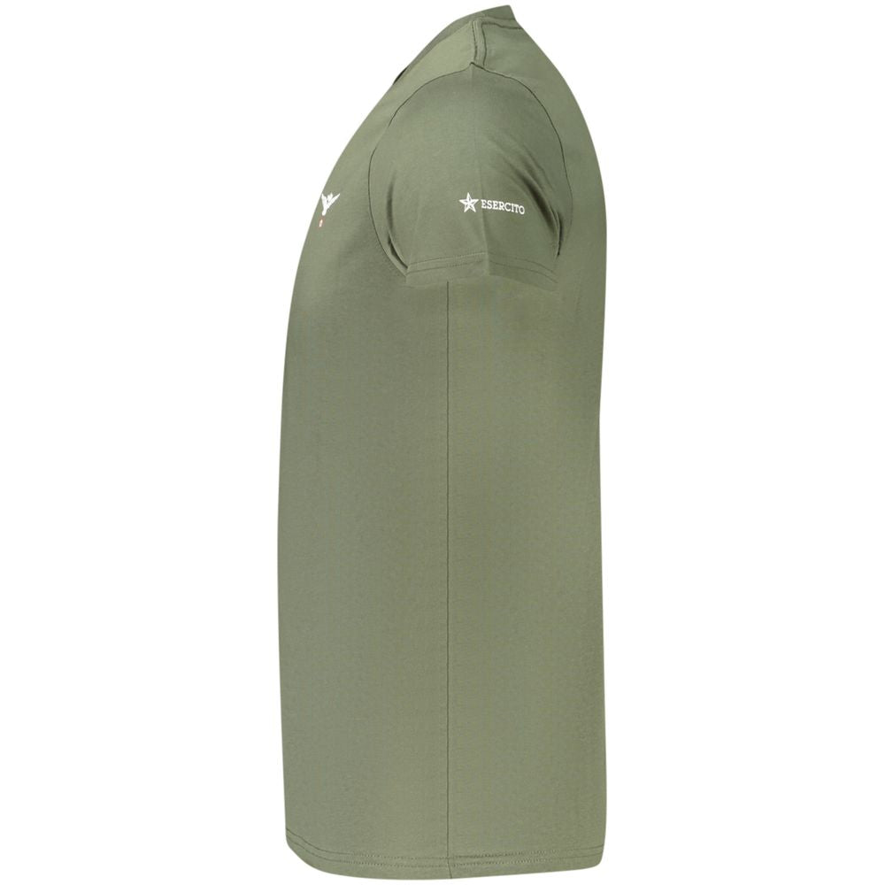Accademia Militare Green Cotton T-Shirt
