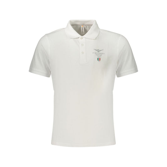 Accademia Militare Bianco Cotone Uomo Polo