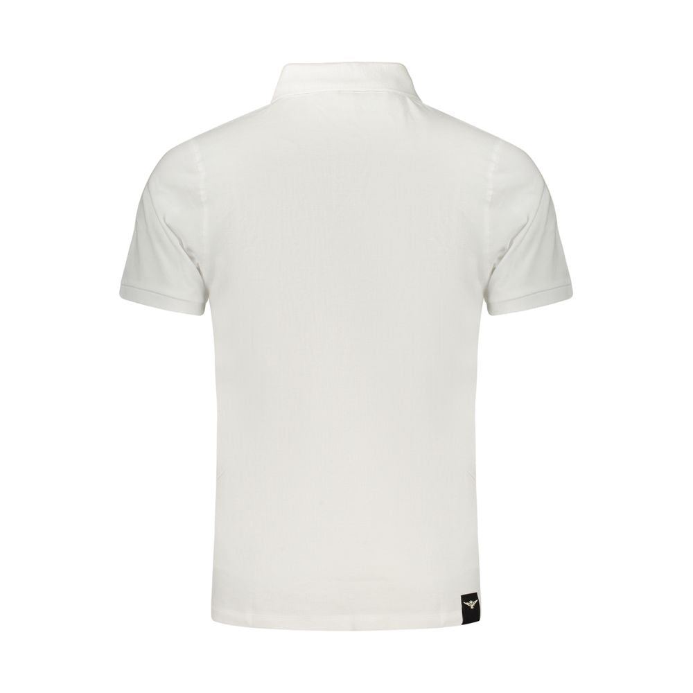 Accademia Militare White Cotton Polo Shirt