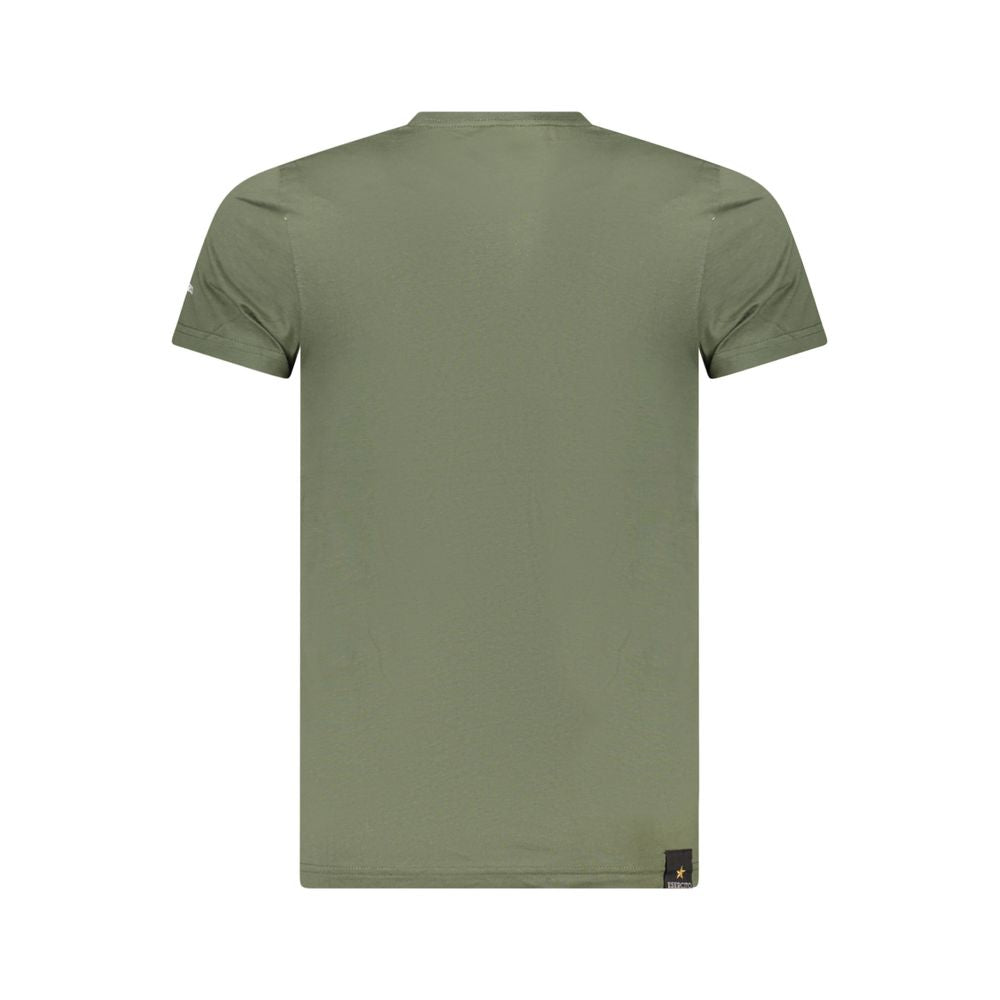 Accademia Militare Green Cotton T-Shirt