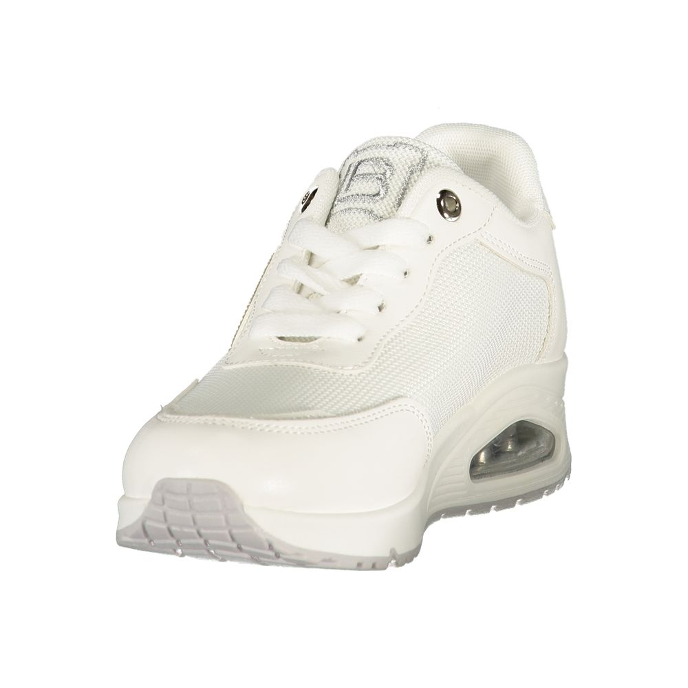 Laura Biagiotti White Polyester Athletic Sneakers